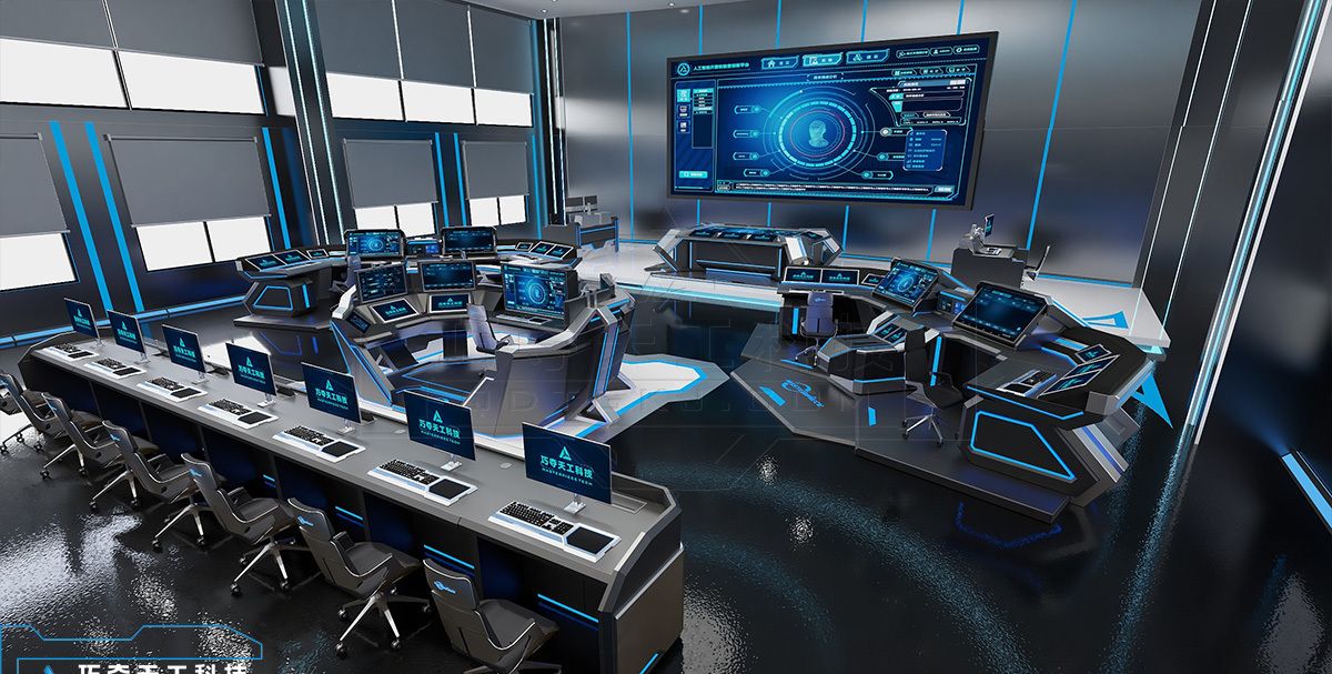 巧奪天工科技控制臺-科技感人工智能創新研發中心