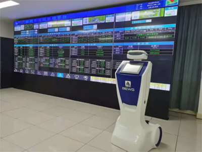 北控水務(wù)自主研發(fā)的智能機(jī)器人首度對外亮相